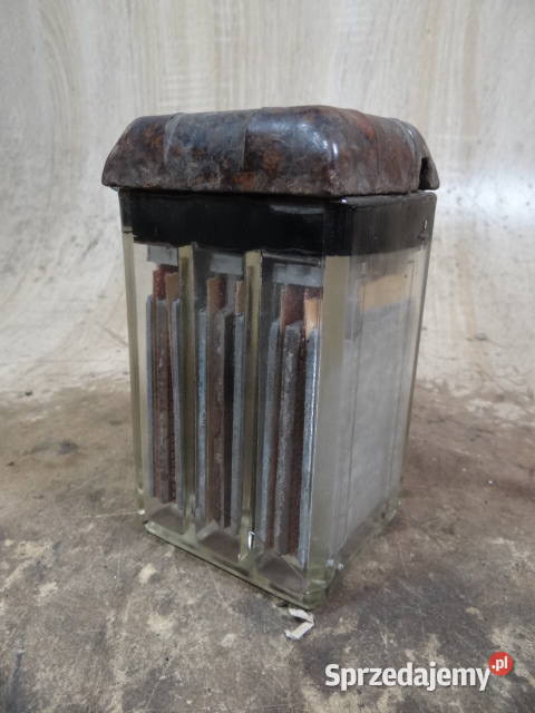 szklany stary akumulator 6volt NSU DKW BMW Żary