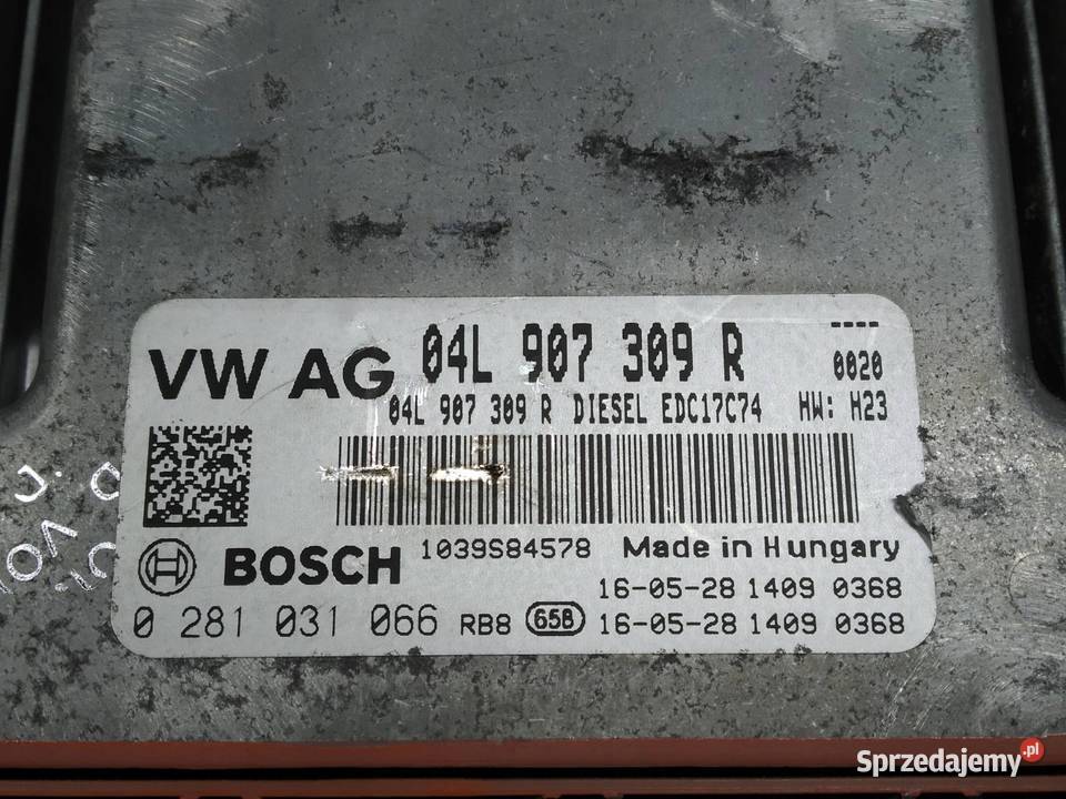 STEROWNIK SILNIKA 04L907309R 0281031066 20 TSI