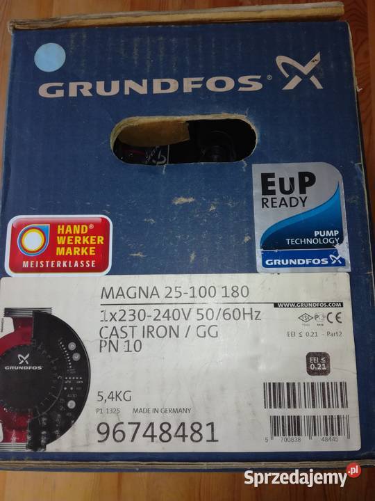 Pompa Grundfos MAGNA 25100 180 AA 96748481 kujawsko-pomorskie Liszkowice