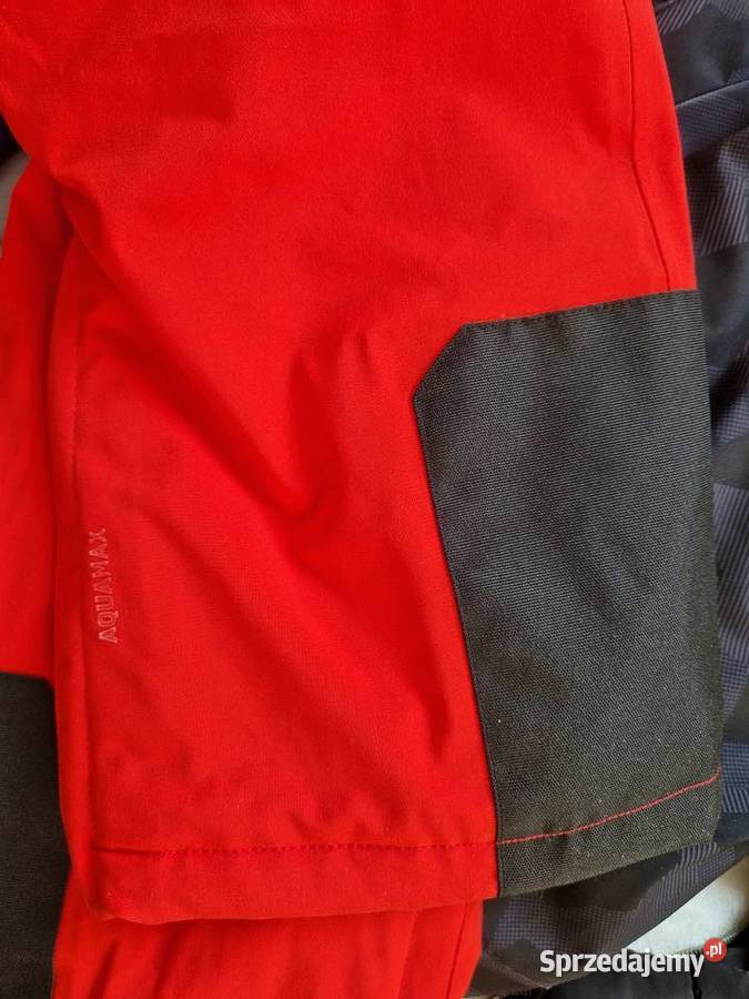 Spodnie czerwone narciarskie snowboardowe męskie Bibice sprzedam