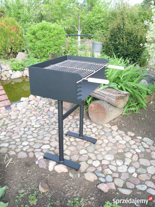 Solidny grill ogrodowy blacha 4 mm jedyny taki Damasławek