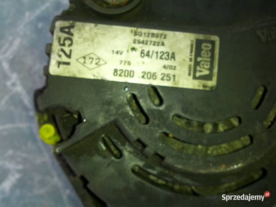 alternator do RENAULT MASTER II 25DCi 120KM Renault Motoryzacja Kielce