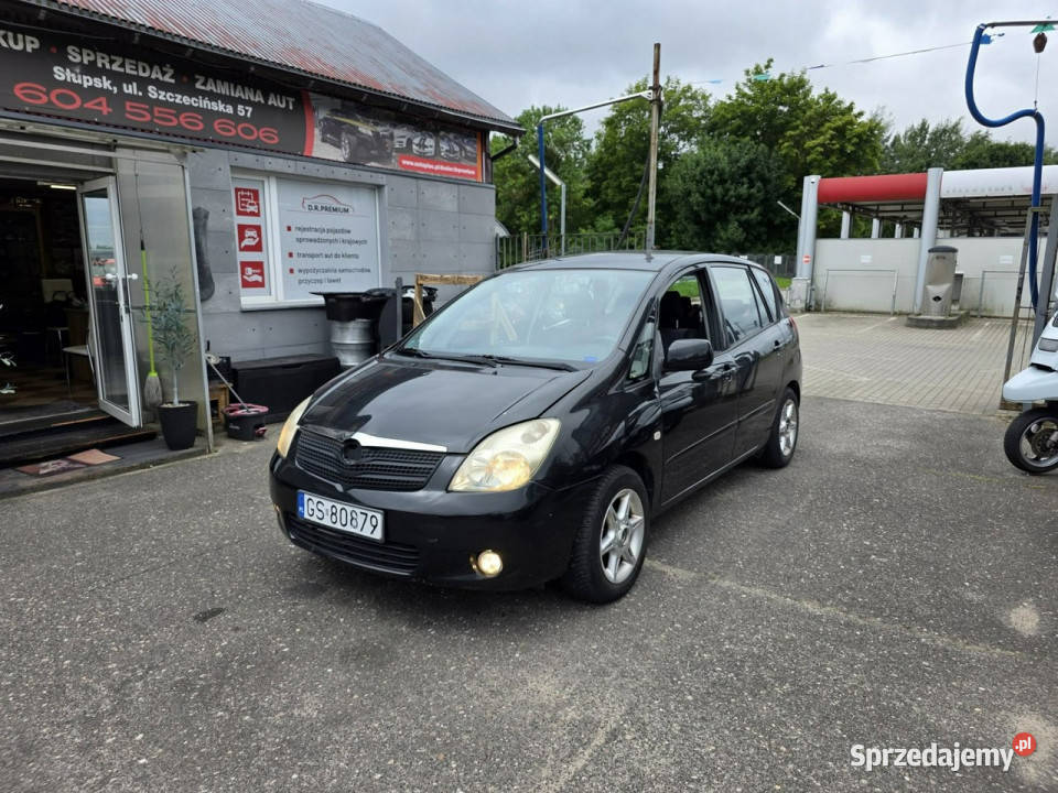 Toyota Corolla Verso 20 Diesel 90 Klimatyzacja lakier metallic pomorskie Słupsk
