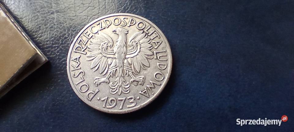 Stare monety 5 złotych 1973 normalna PRL Polska Lesko