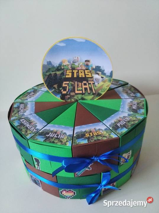 Tort z pudełek tort papierowy wszystkie motywy Kraków