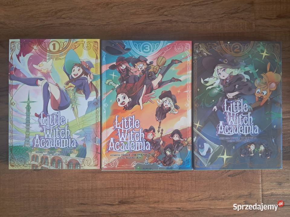 zestaw 3 książeczek manga litle witch academia Komiksy świętokrzyskie Sandomierz