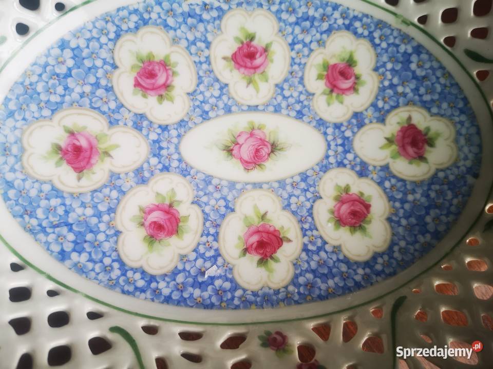 Ażurowa patera owalna Schumann Gdańsk