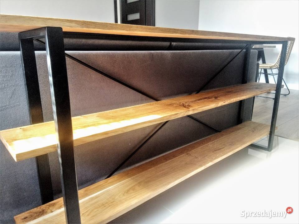 Regał z półkami Dębowymi Loft podlaskie Białystok