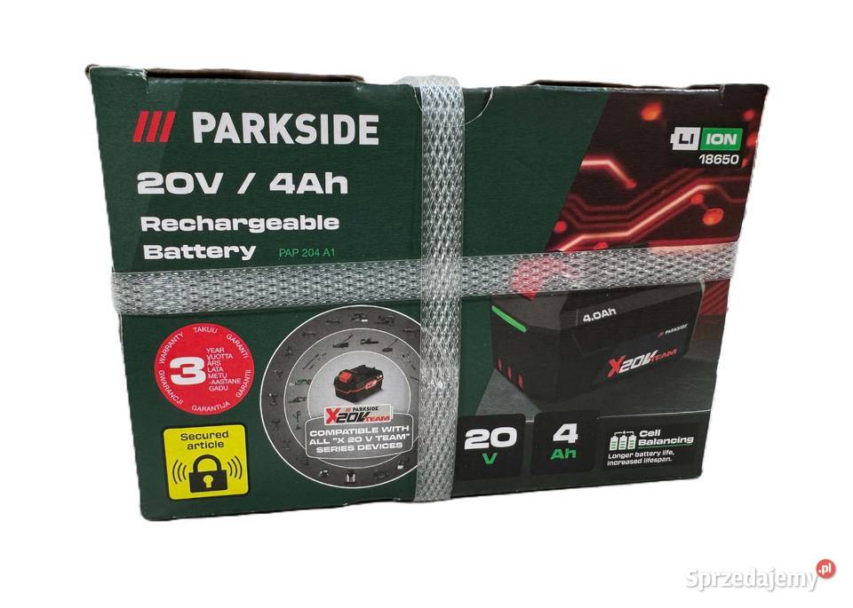 Akumulator LiIon Parkside 20 V 4 Ah PAP 204 A1 warmińsko-mazurskie Elbląg