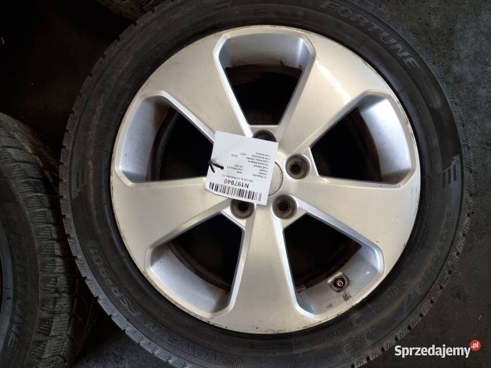 ALUFELGI KOMPLET CHEVROLET CRUZE 96831802 17X7J osobowe