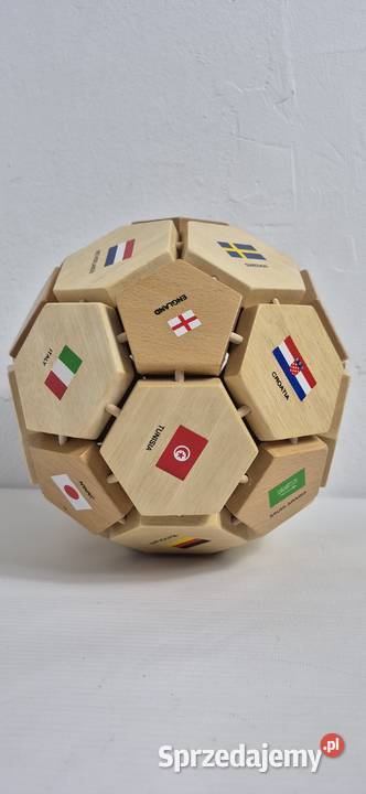 Drewniana Piłka Kolekcjonerska World Cup 2006 lubelskie Biłgoraj