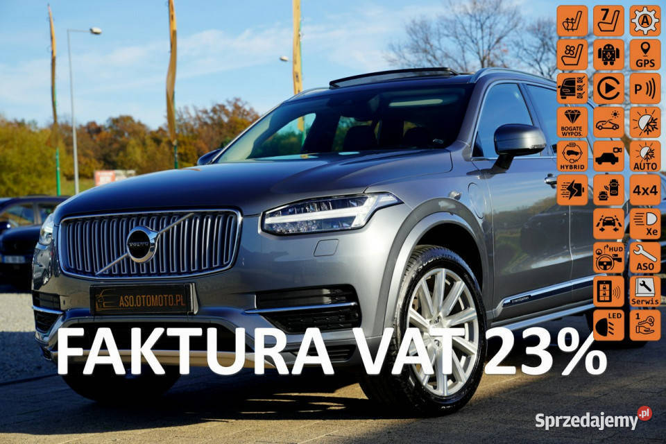 Volvo XC 90 INSCRIPTION panorama wentylacja FUL lakier metallic Otmuchów