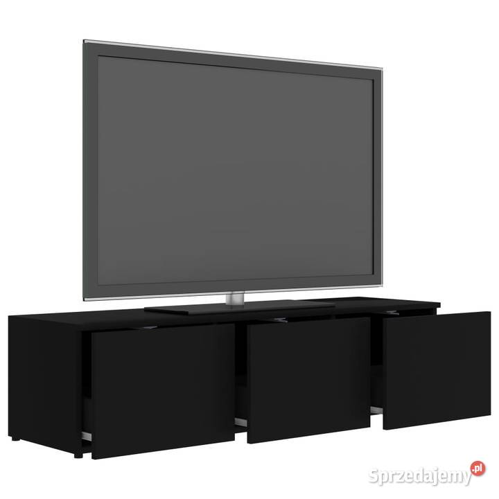 vidaXL Szafka pod TV, czarna, 801869