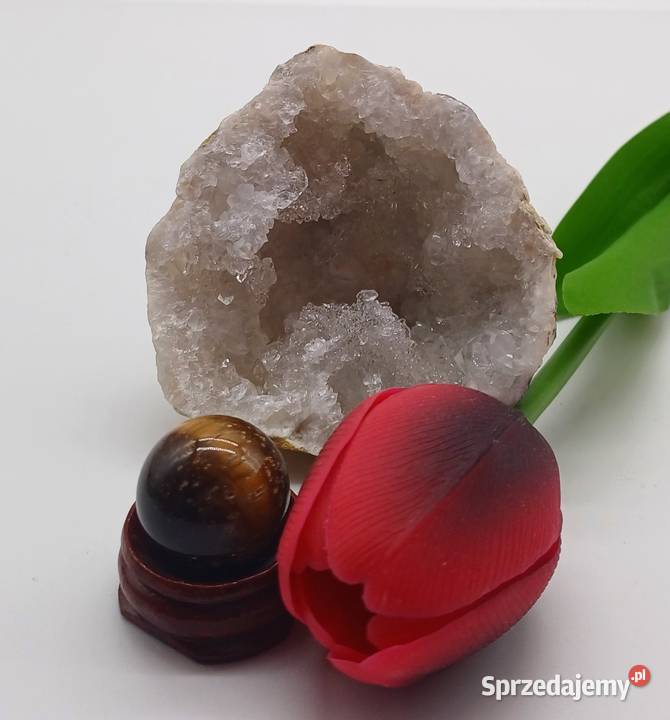 Kolekcjonerska kula z tygrysiego oka 22mm 17 Olsztyn