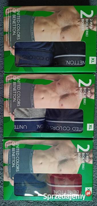 UNITED COLORS OF BENETTON bokserki męskie 2pak Ełk