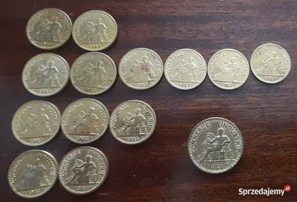 50 centimes Francja zestaw Tarnów