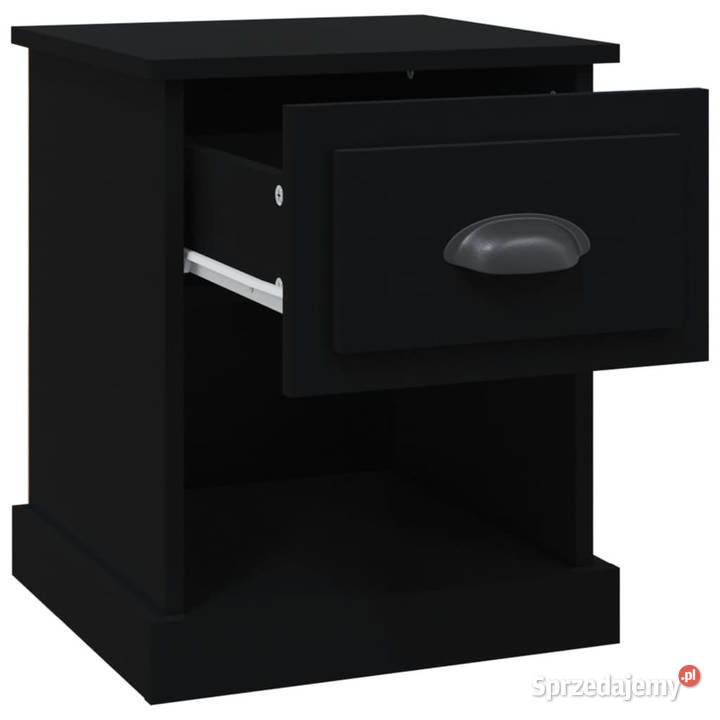Szafka nocna czarna 39x39x475 materiał
