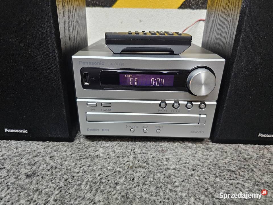 Wieża PANASONIC SCPM250 Bluetooth USB wysyłka 15 Kraków