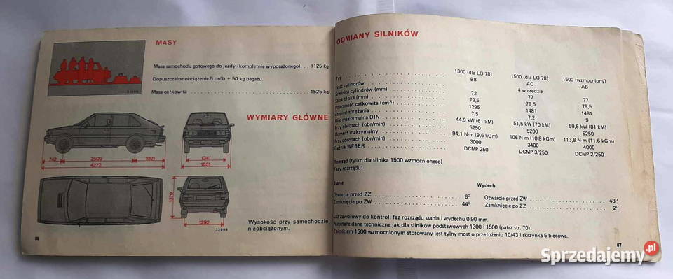 POLONEZ instrukcja obsługi samochodu PRL Łódź