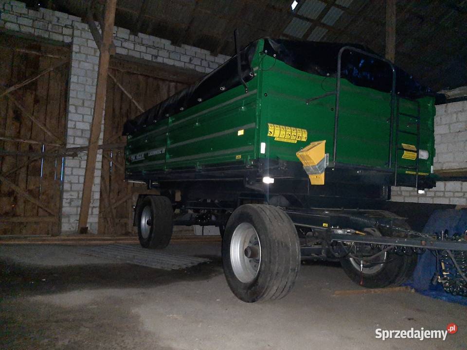 Przyczepa HW 8011 3 stronny wywrot Ładowność 810 Aleksandrów Łódzki sprzedam