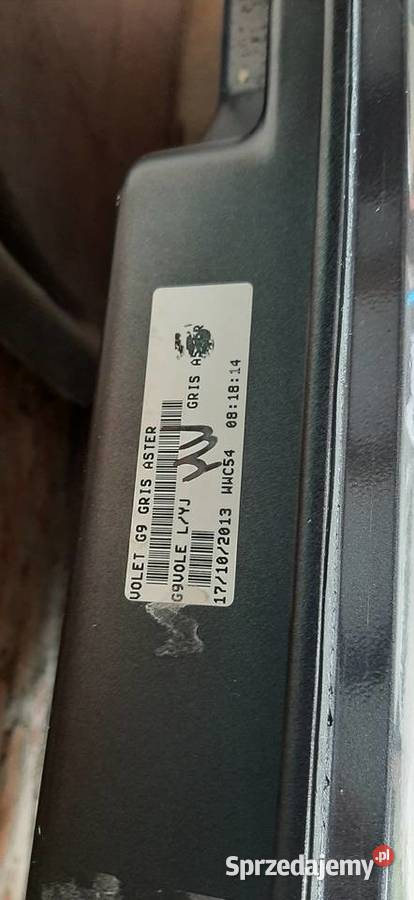 Peugeot Expert Tepee klapa tylna oryginalna 2013 osobowe Chocianów