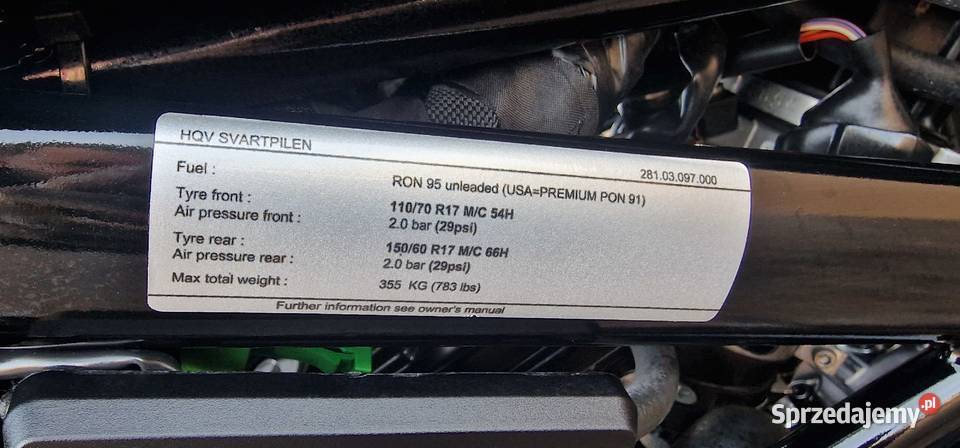 Husqvarna Svartpilen 401 Zarejestrowany lubuskie Kargowa