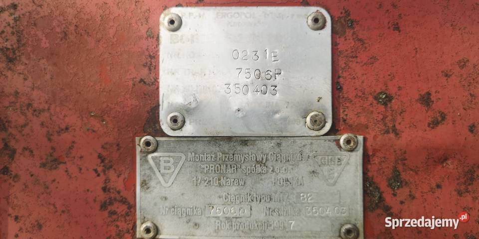 Mtz 82 koparko ładowarka Borex Teleśnica Oszwarowa sprzedam