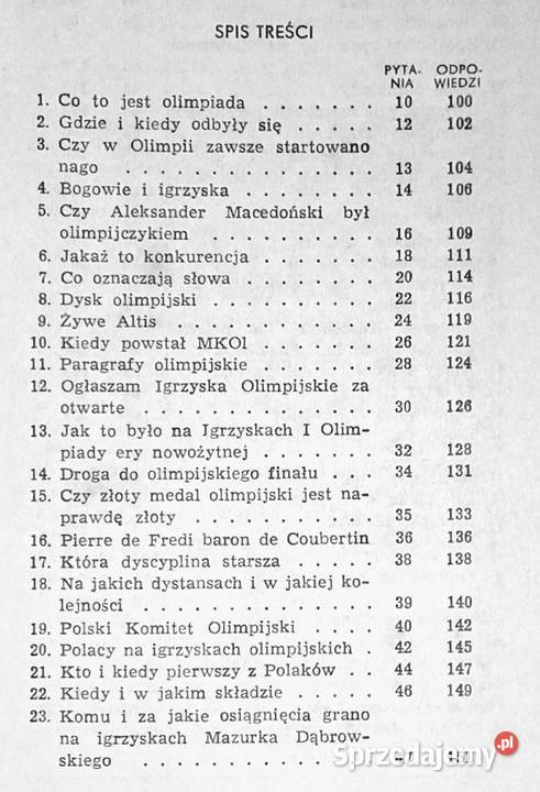 500 zagadek olimpijskich Eugeniusz Skrzypek sprzedam