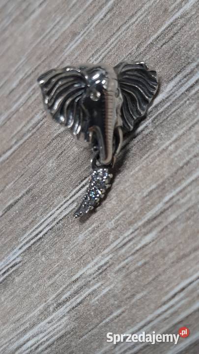 Pandora charm moments koralik zawieszka słoń srebro sprzedam