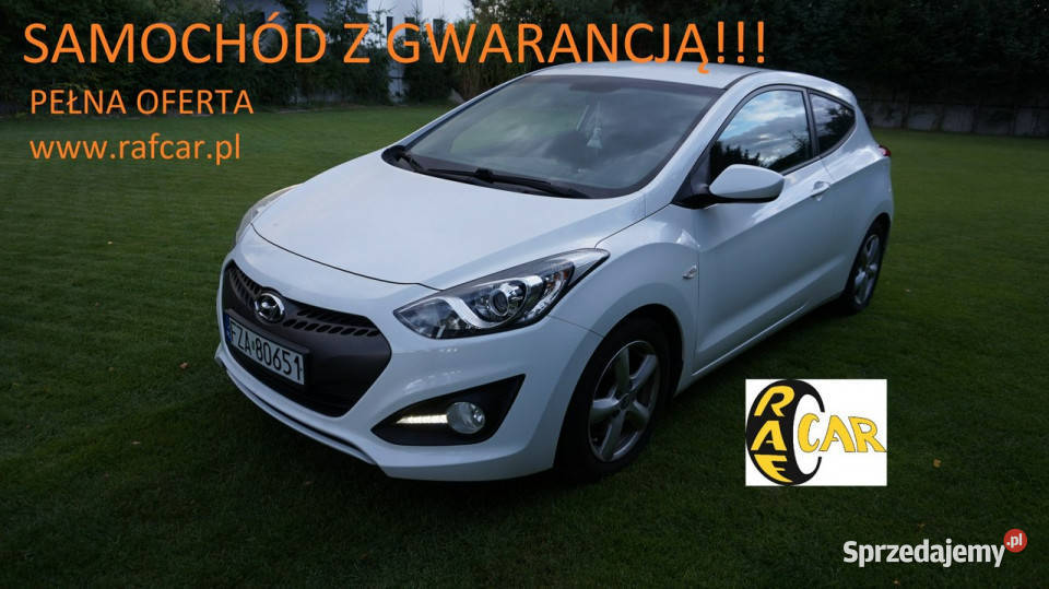 Hyundai i30 super stan Gwarancja II 2012 2016 biały Zielona Góra