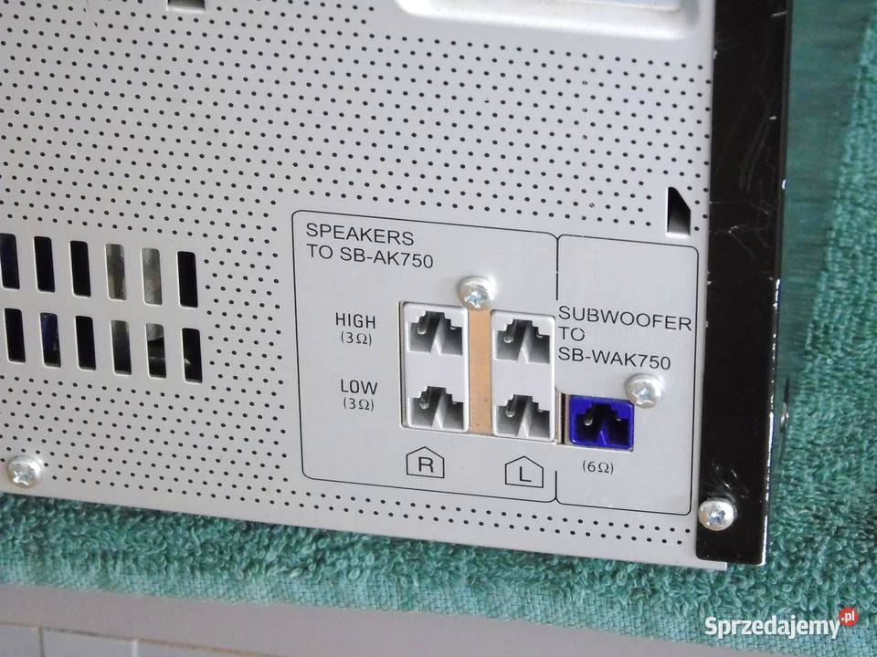 Wieża Panasonic SAAK750 USB mp3 RDS CD AUX Wieże i miniwieże