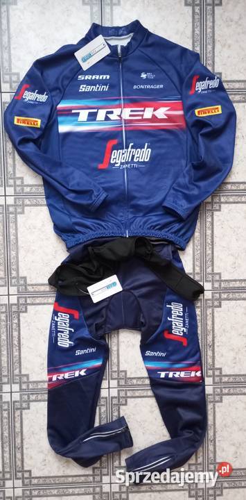 Trek Segafredo Santini strój komplet rowerowy podkarpackie Sędziszów Małopolski sprzedam