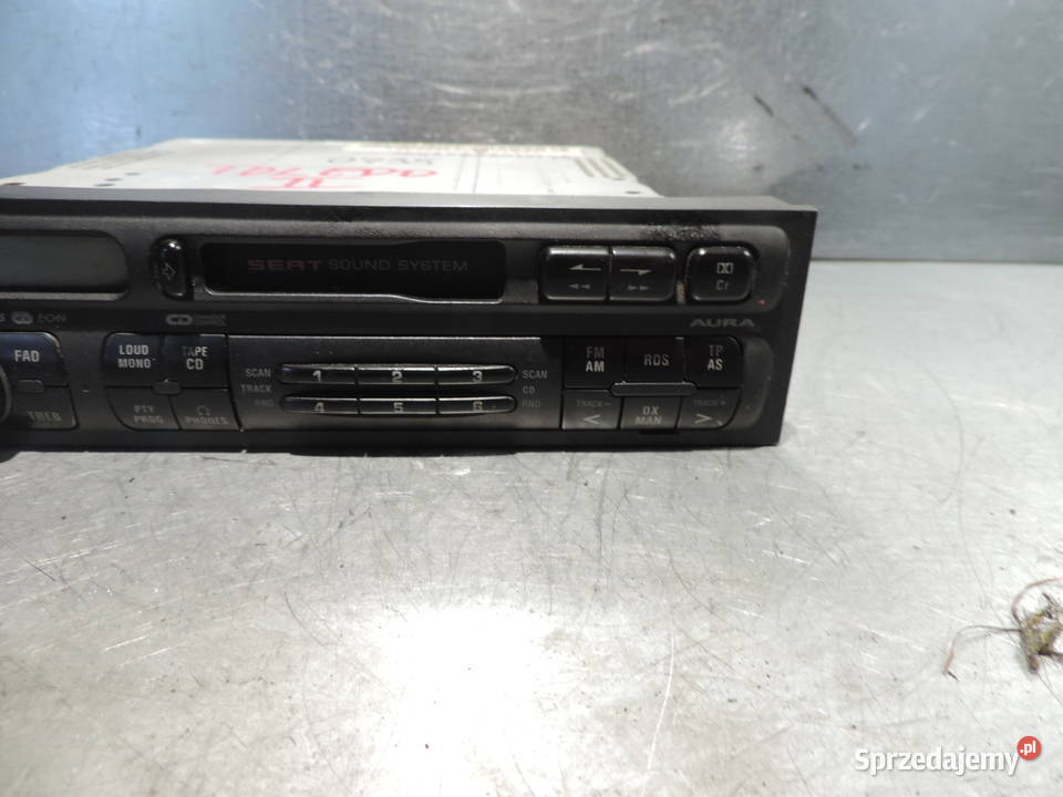 SEAT LEON I TOLEDO II RADIO FABRYCZNE OEM KASETY Nowy Sącz