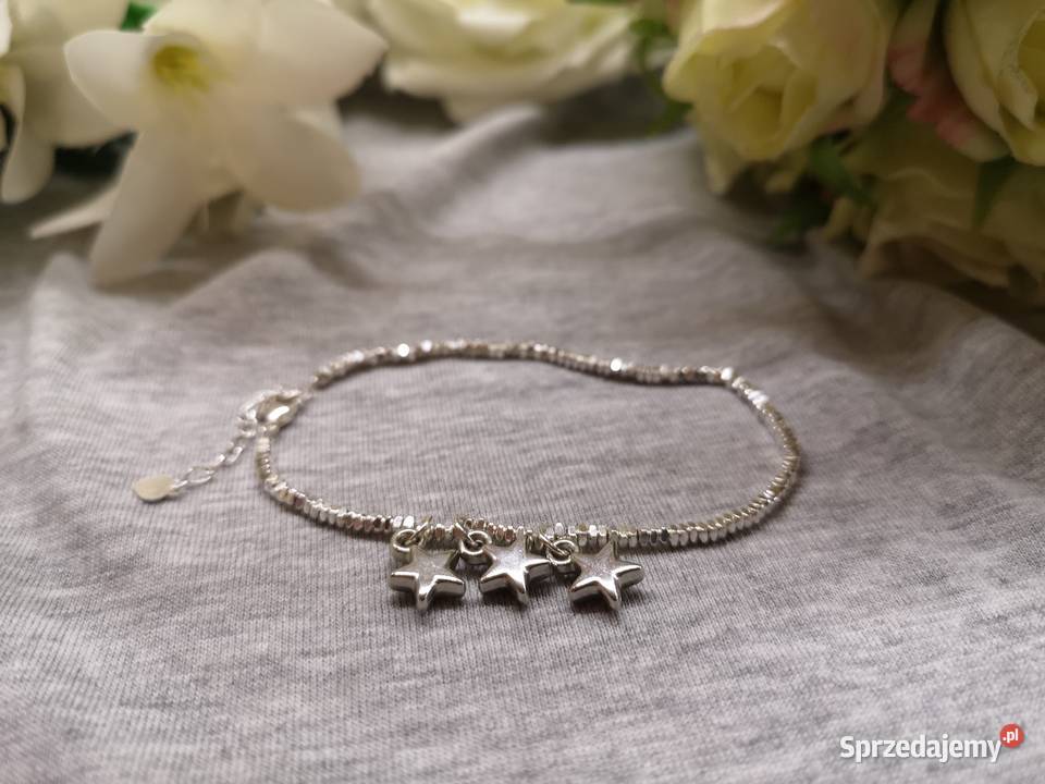 Delikatna bransoletka damska z gwiazdkami Kielce sprzedam