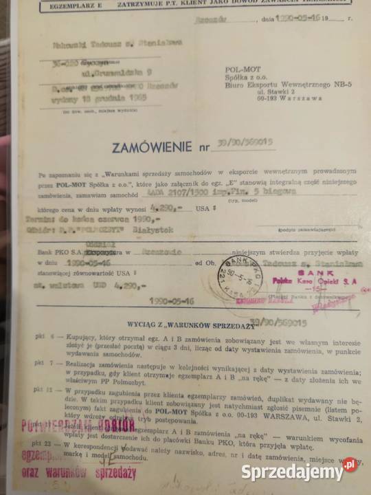 Łada 2107 zabytek Kraków SCT