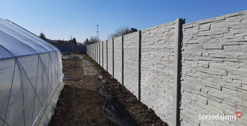 Ogrodzenia betonowe Nowoczene wzory usługi budowlane