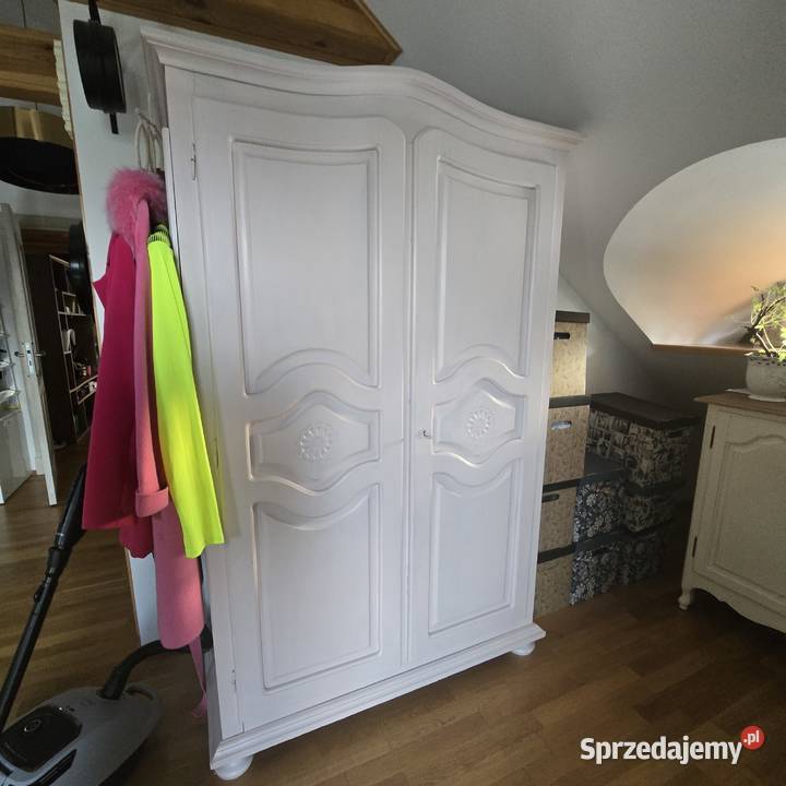 Szafa drewniana sosnowa malowana łódzkie Rydzyny sprzedam