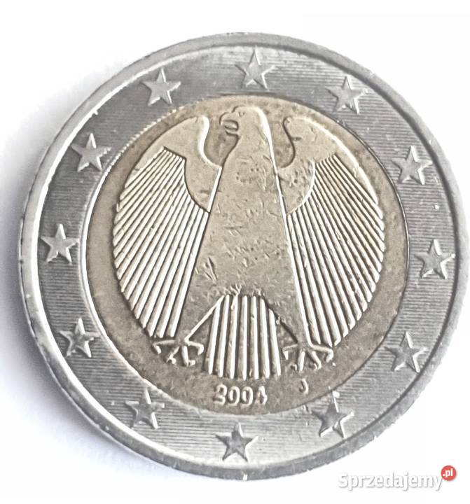 2 z 2004r NiemcySuper rzadki destrukt monety Żary