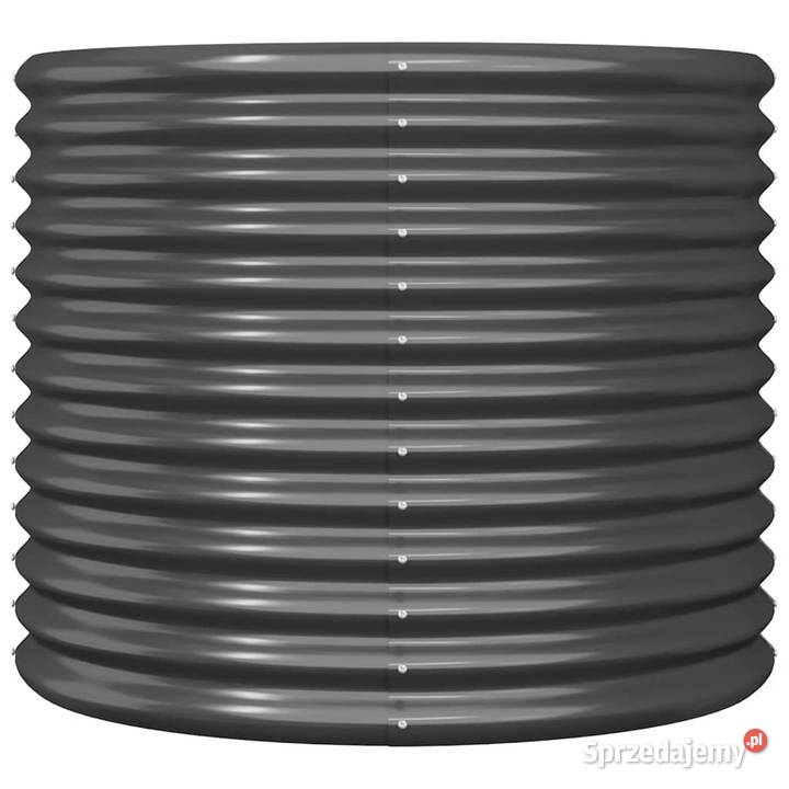 vidaXL Donica ogrodowa stal ocynkowana 80x80x68