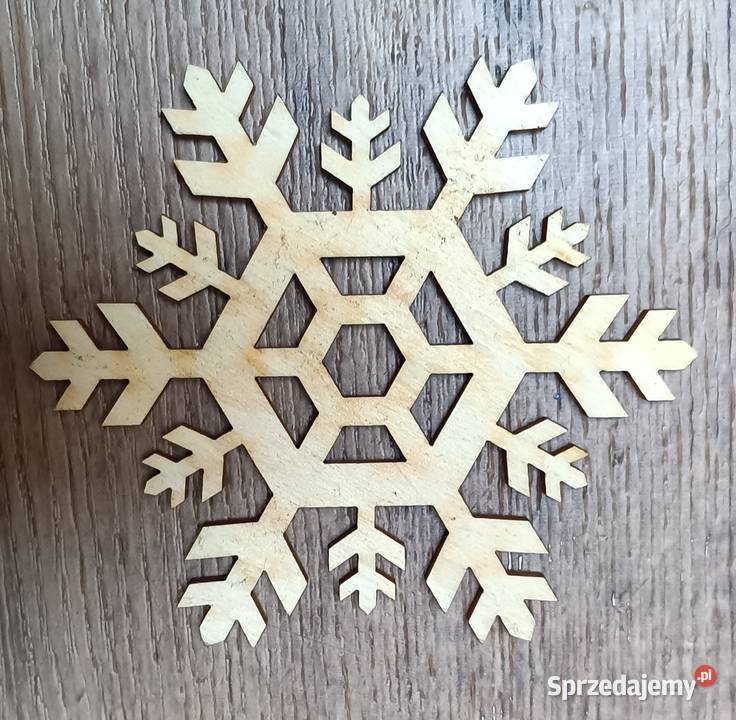 Eco dekor drewniany płatek śniegu Zbylitowska Góra