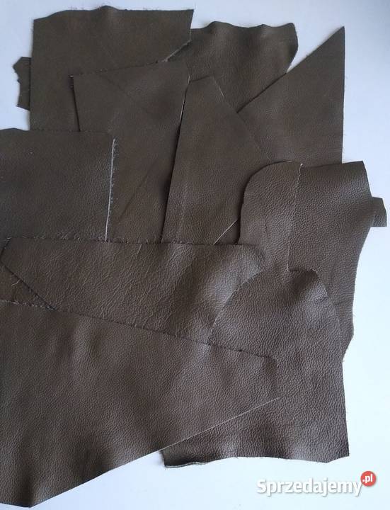 Skóra 368 g Licowa Włoska średnie i małe kawałki Rękodzieło Gdańsk