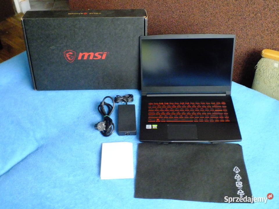 Sprzedam używanego laptopa MSI GF63 THIN 156 Intel Core i5 pomorskie Gdańsk