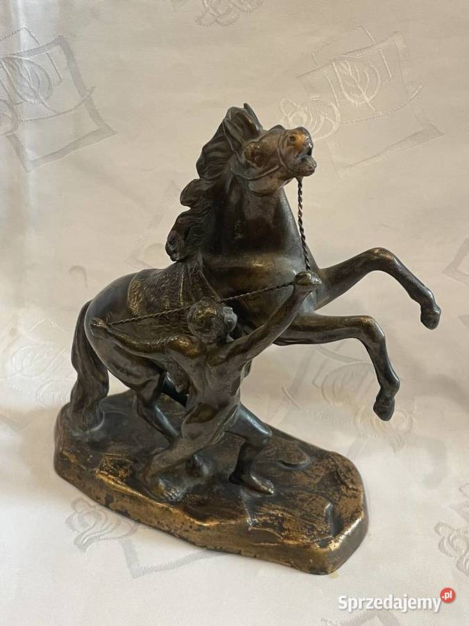 Cynkal bązowiony figura konia Kraków