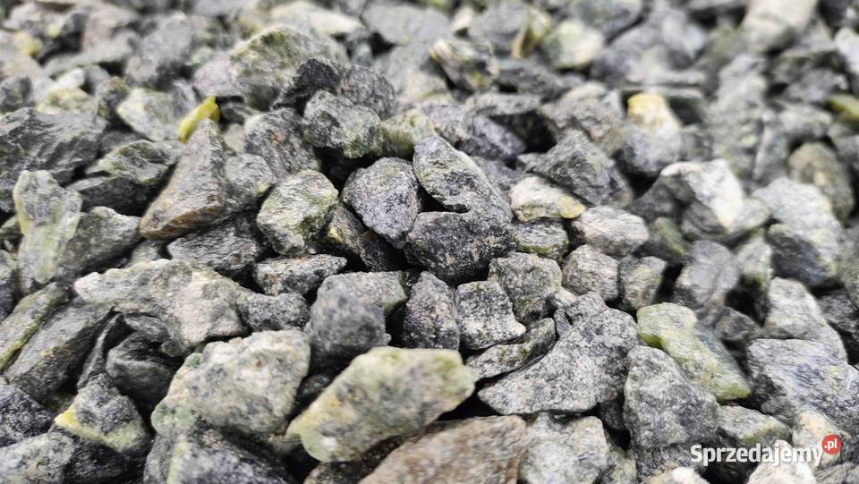 Grys zielony mały bigbag kruszywo kamień Myślenice