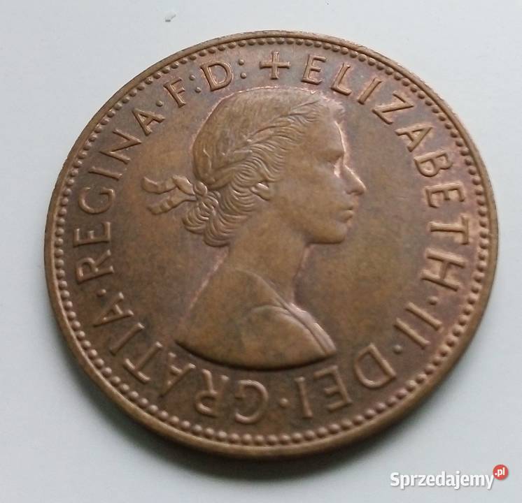 WIELKA BRYTANIAONE PENNY1967 r