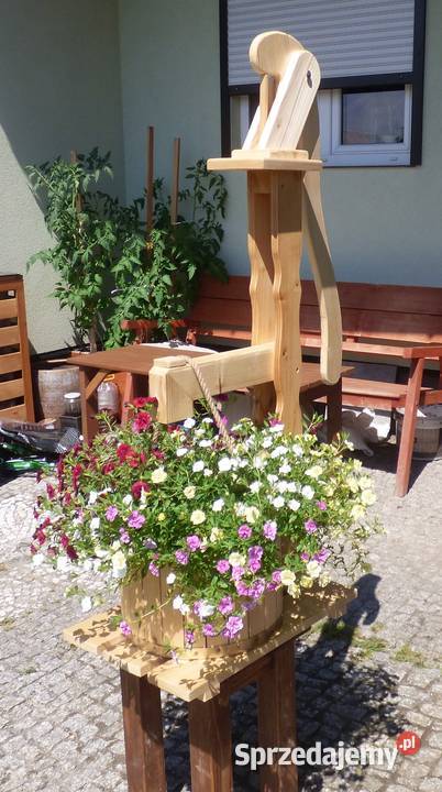 Studnia ozdoba do ogrodu donica na kwiaty Malawa sprzedam