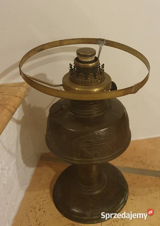 Lampa naftowa niemiecka Carl Hory Berlin stara Lublin