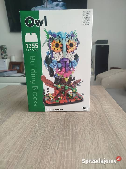 Klocki owl sowa 10 lat+ Klocki Poręba