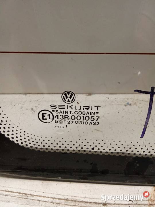 Szyba Tylna Volkswagen Transporter 90 Oryginał Bralin