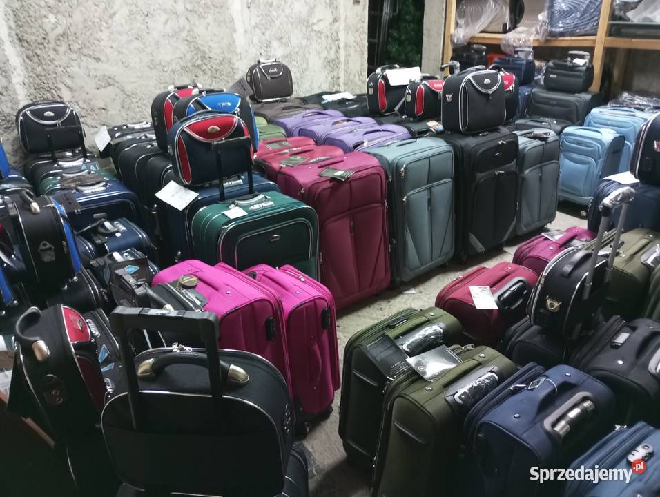 Walizka duża xxl z grubej codury na 4 kołach Torby, plecaki i walizki Lublin